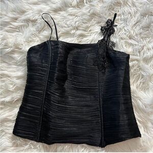 Victoria's Secret Black Textured Top